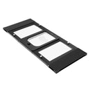 VEVOR kaķu durvis logam, regulējamas loga platumam 787–914 mm, 4 droši bloķēšanas režīmi, alumīnija rāmis un augstas caurspīdības stikls, magnētiska aizvēršana, laikapstākļu izturīgas, ātri uzstādāmas mājdzīvnieku durvis kaķiem, melnas