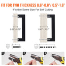 VEVOR 30 Gab. Skapīšu Rokturi 128 mm, Nerūsējošais Tērauds, Matēti Melni, Piemēroti Virtuvei un Vannasistabai