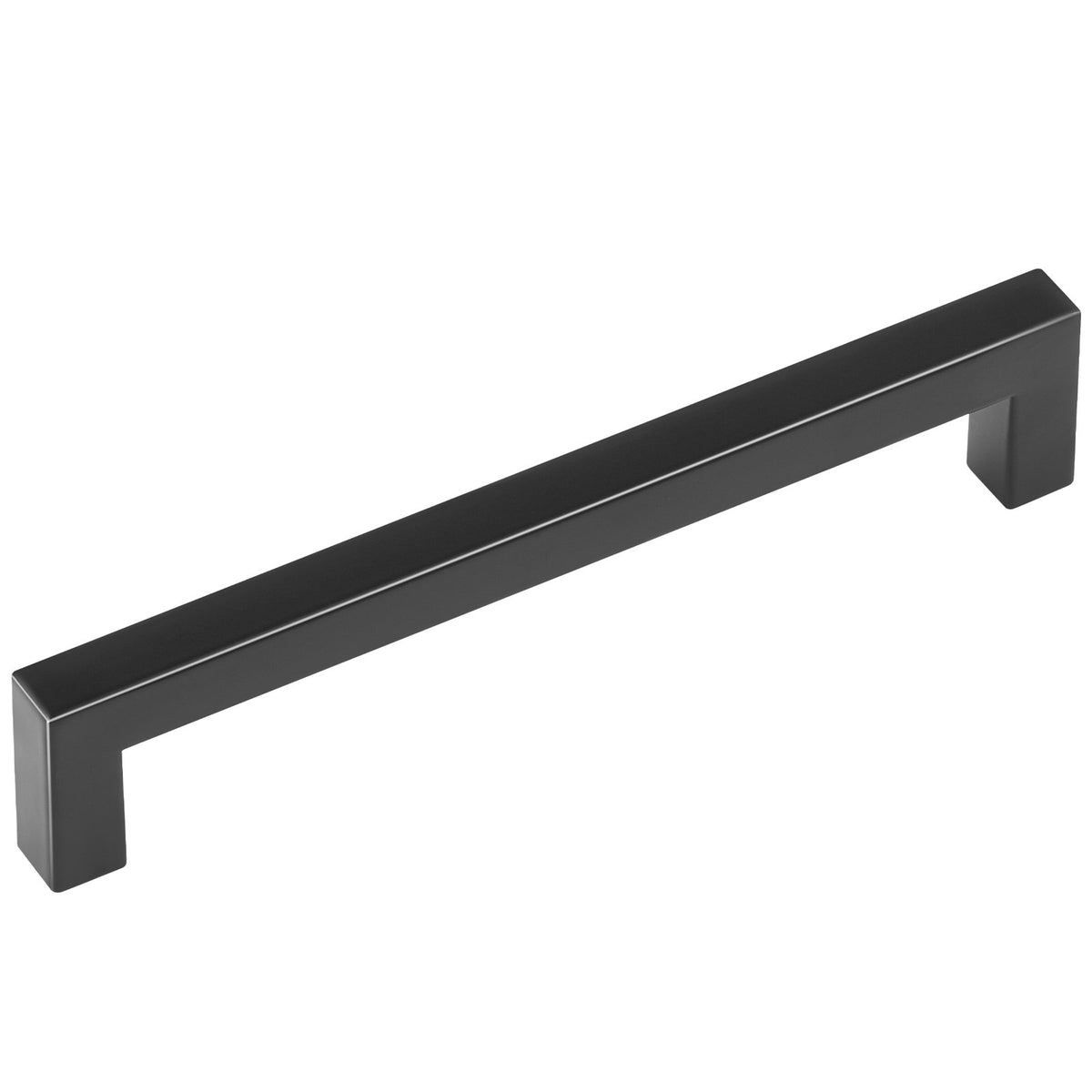 VEVOR 30-Piece Cabinet Handle Set, 96 mm Hole Spacing, Slim Square Design, Stainless Steel Modern Kitchen Cabinet and Drawer Handles, Suitable for Kitchen, Bathroom and Bar, Matte Black
