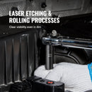 VEVOR 12,7 mm piedziņas trieciensloksnu komplekts, 33 gab, SAE 9,5 mm – 25,4 mm un metriskie 10–24 mm, 6-punktu Cr-V leģētais tērauds auto remontam, viegli salasāmi izmēru marķējumi, izturīga konstrukcija, uzglabāšanas kaste