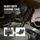 VEVOR 9,5 mm piedziņas triecienskrūvgriežu uzmavu komplekts 48 gab SAE (8-22 mm), 6-punktu Cr-V, piedziņas pagarinātājs, universāls savienotājs, elektroinstrumentu adapteris, uzglabāšanas kaste