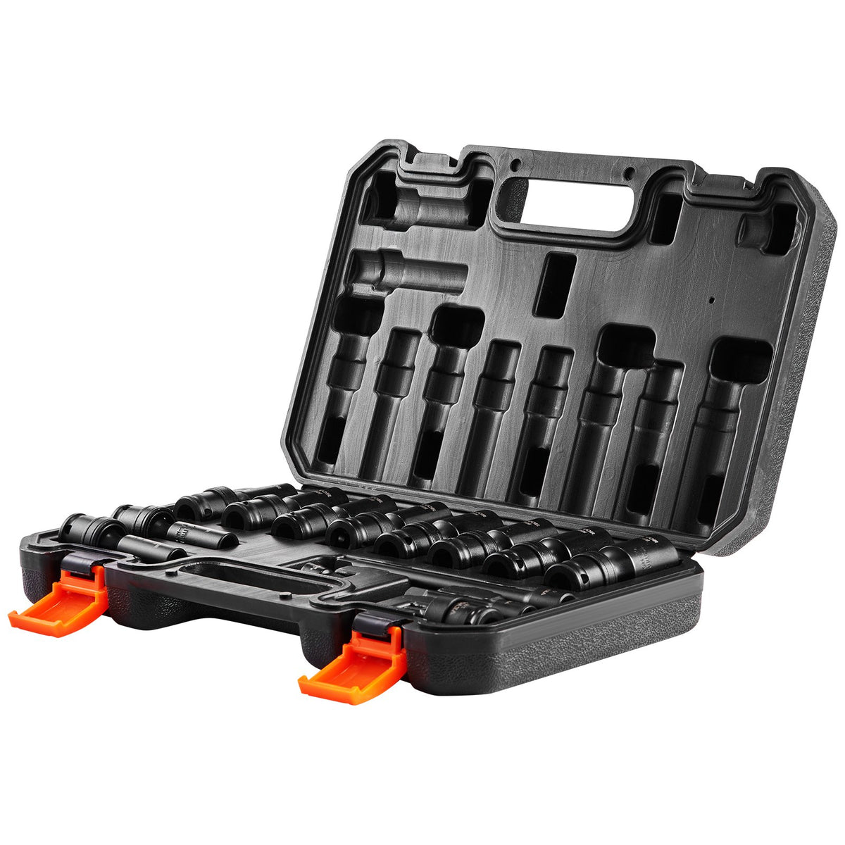 VEVOR 360° Rotating Impact Socket Set 14 Pieces, 9.5 mm Drive, 10–24 mm