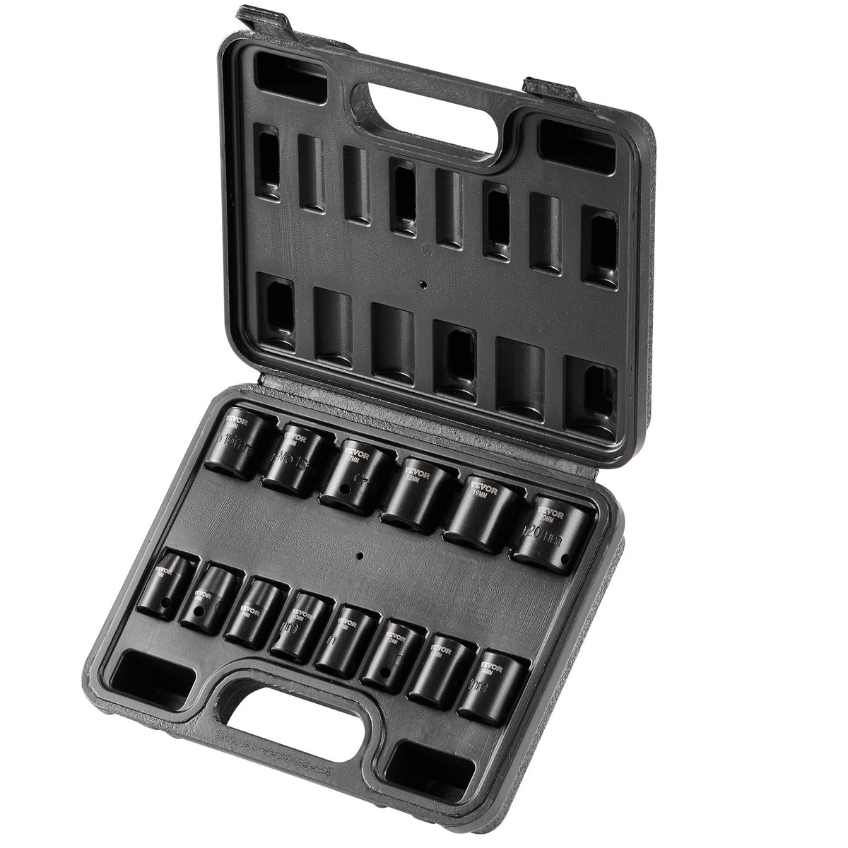 VEVOR Impact Socket Set 14 Pieces 6-Point 9.5 mm Drive