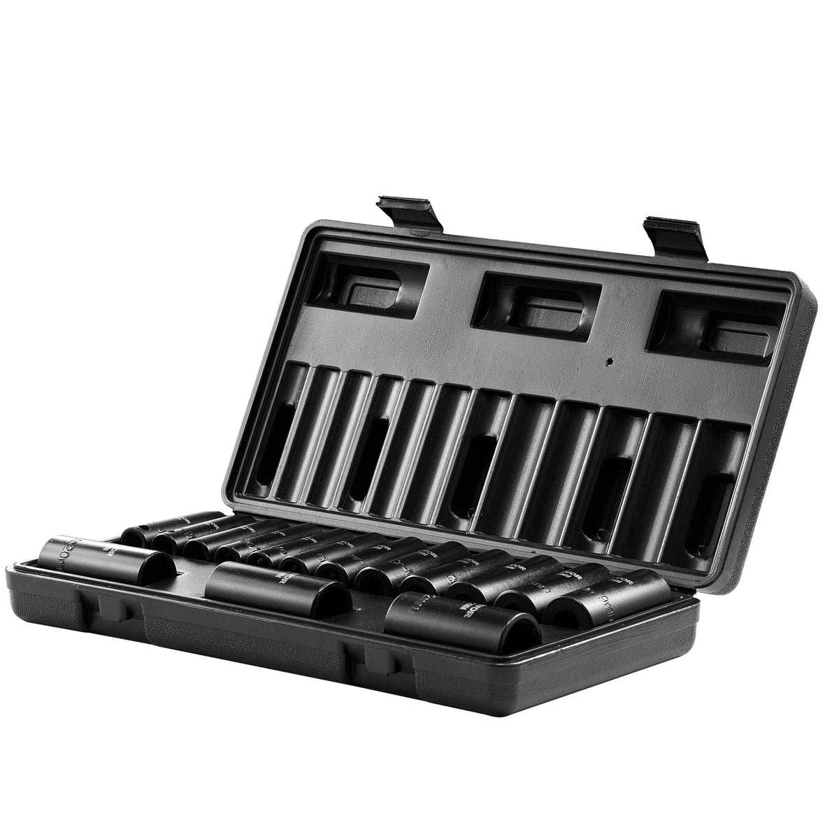 VEVOR Impact Socket Set 15 Pieces 6-Point 9.5 mm Drive