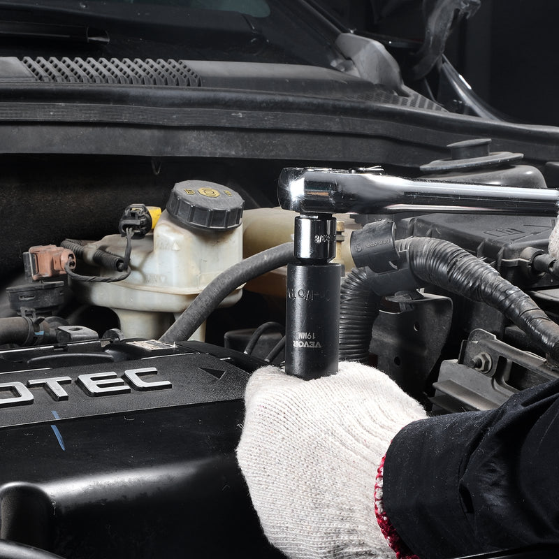 VEVOR trieciensloksņu komplekts 15 gab 6-punktu 9,5 mm piedziņa