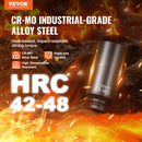 VEVOR trieciens uzgriežņu atslēgu komplekts 14 gab., 6-kantes, dziļie, 6,35 mm, 4-15 mm, Cr-Mo