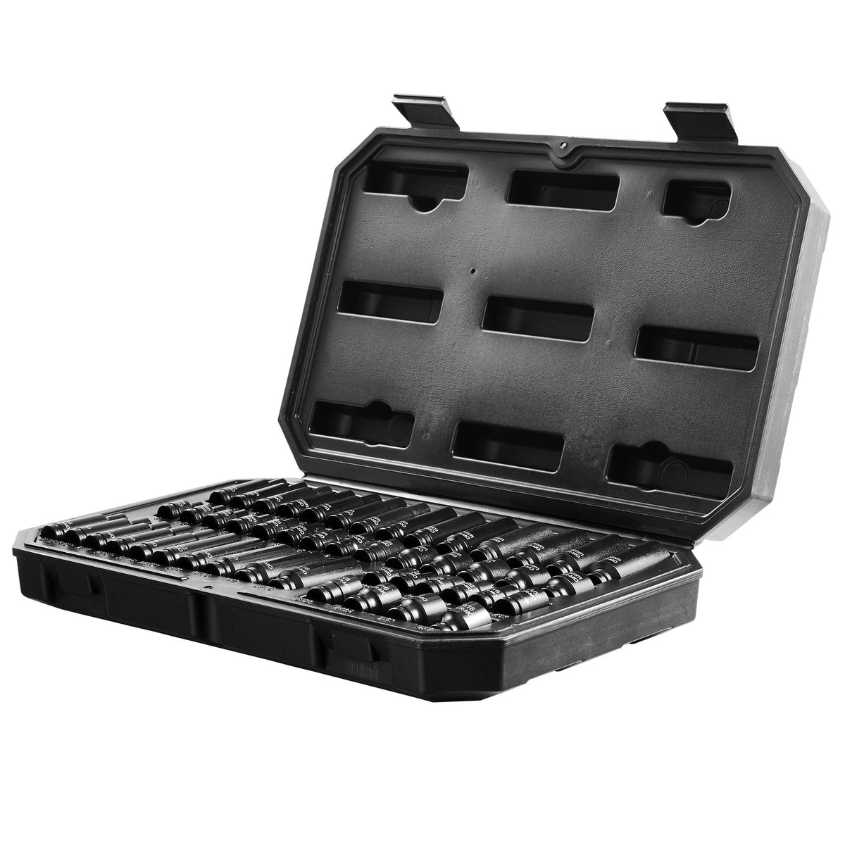 VEVOR Socket Wrench Set 48 Pieces, 6-Point, 6.35 mm, with Bits, Ratchet Wrench and Case