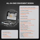 VEVOR urbju un skrūvgriežu uzgaļu komplekts, 101 daļa, urbšanai un skrūvēšanai kokā, metālā un betonā, kombinēts komplekts ar sakārtotu pārnēsājamu koferi