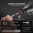 VEVOR urbju un skrūvgriežu uzgaļu komplekts, 246 daļas, urbšanai un skrūvēšanai kokā, metālā un betonā, kombinēts komplekts ar sakārtotu pārnēsājamu koferi