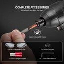 VEVOR urbju un skrūvgriežu uzgaļu komplekts, 318 daļas, urbšanai un skrūvēšanai kokā, metālā un betonā, kombinēts komplekts ar sakārtotu pārnēsājamu koferi