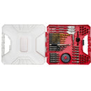 VEVOR urbju un skrūvgriežu uzgaļu komplekts, 70 daļas, urbšanai un skrūvēšanai kokā, metālā un betonā, kombinēts komplekts ar sakārtotu pārnēsājamu koferi