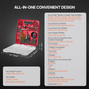 VEVOR urbju un skrūvgriežu uzgaļu komplekts, 70 daļas, urbšanai un skrūvēšanai kokā, metālā un betonā, kombinēts komplekts ar sakārtotu pārnēsājamu koferi