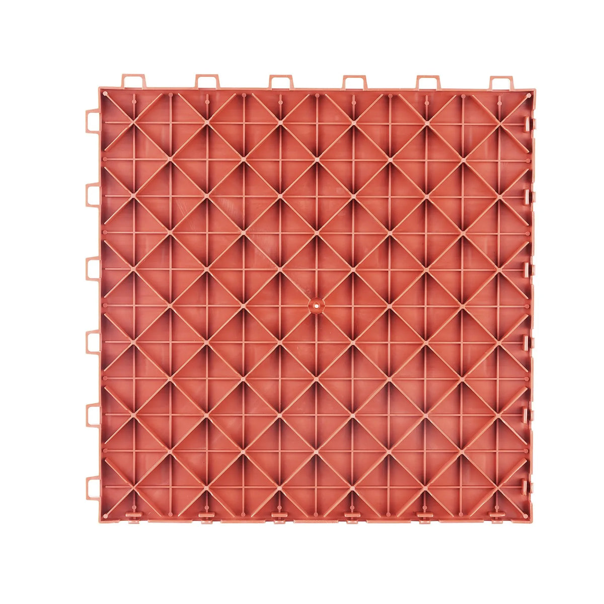 VEVOR — соединяемые плитки для пола в гараже, 30,5 × 30,5 × 1,35 см, 25 шт., с противоскользящей текстурой с обеих сторон, красного цвета