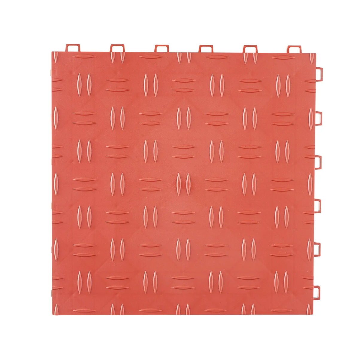 VEVOR — соединяемые плитки для пола в гараже, 30,5 × 30,5 × 1,35 см, 25 шт., с противоскользящей текстурой с обеих сторон, красного цвета
