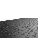 VEVOR savienojamas garāžas grīdas flīzes 30,5 × 30,5 × 1,35 cm, 50 gab., ar neslīdošu divpusēju tekstūru, melnas