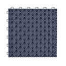 VEVOR savienojamas garāžas grīdas flīzes 30,5 × 30,5 × 1,35 cm, 50 gab., ar neslīdošu divpusēju tekstūru, grafītpelēkas