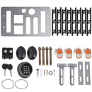 VEVOR automātiskais bīdāmo vārtu atvērējs, līdz 1800 kg un 8 m vārtiem, ar 4 tālvadības pultīm un lietotnes vadību, elektriskais piedziņas motors ar pilnu uzstādīšanas un drošības sistēmas komplektu