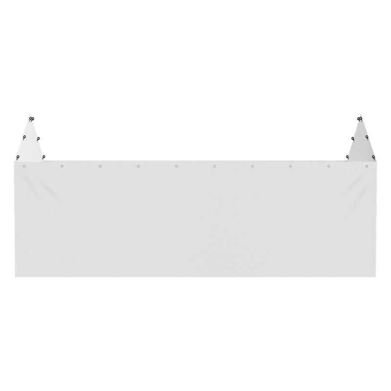 VEVOR nojumes sānu pārsegs, 6000 × 3000 mm, ūdens- un UVizturīgs, balts, bez augšdaļas un rāmja