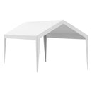 VEVOR nojumes jumta pārsegs 6,10 × 3,04 m, ūdensnecaurlaidīgs, UV aizsargāts, ar elastīgām gumijas saspraudēm, balts - tikai pārsegs (bez karkasa)