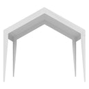 VEVOR nojumes jumta pārsegs 6,10 × 3,04 m, ūdensnecaurlaidīgs, UV aizsargāts, ar elastīgām gumijas saspraudēm, balts - tikai pārsegs (bez karkasa)