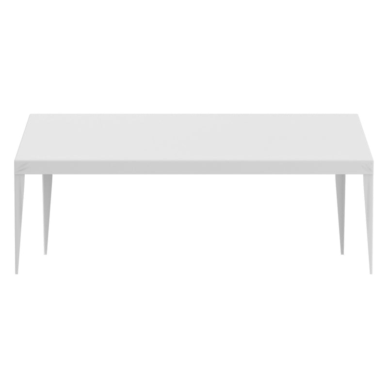 VEVOR nojumes jumta pārsegs 6,10 × 3,04 m, ūdensnecaurlaidīgs, UV aizsargāts, ar elastīgām gumijas saspraudēm, balts - tikai pārsegs (bez karkasa)