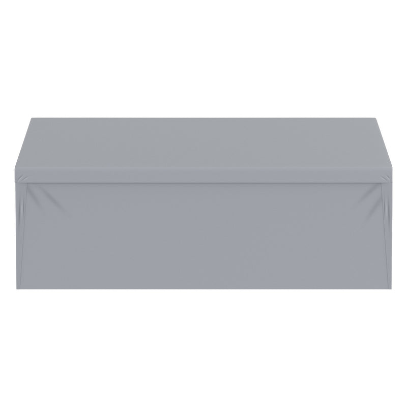 VEVOR nojumes pārsegs ar sānu sienu, 6000 × 3000 mm, ūdens- un UVizturīgs, balts, bez rāmja