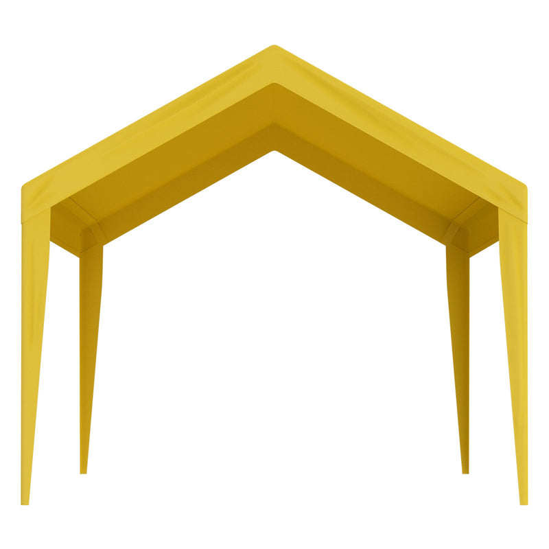 VEVOR nojumes jumta pārsegs 3,05 × 6,10 m, ūdensnecaurlaidīgs, UV aizsargāts, ar gumijas saspraudēm, bēšs – tikai pārsegs (bez karkasa)