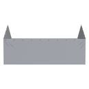 VEVOR nojumes sānsiena 3,96 × 6,10 m, pelēka, ūdensizturīga, UV aizsardzība, viegla uzstādīšana – bez jumta un rāmja