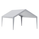 VEVOR nojumes pārsegs 4,00 × 6,10 m, pelēks, ūdensnecaurlaidīgs, UV aizsargāts – tikai pārsegs (bez karkasa)