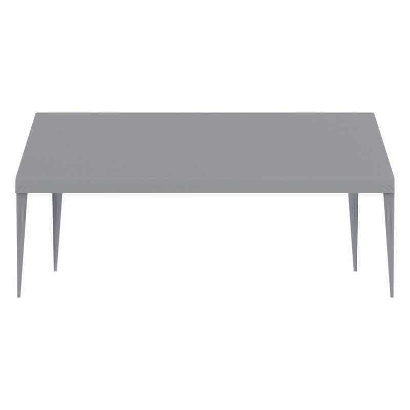 VEVOR nojumes pārsegs 4,00 × 6,10 m, pelēks, ūdensnecaurlaidīgs, UV aizsargāts – tikai pārsegs (bez karkasa)