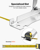 VEVOR riteņu savirzes regulēšanas instruments, 2 gab. pastiprinātas nerūsējošā tērauda savirzes plāksnes ar 2 mērlentēm, precīzs automobiļu riteņu regulēšanas rīks lietošanai mājas apstākļos, piemērots vieglajiem auto, kravas automobiļiem un SUV