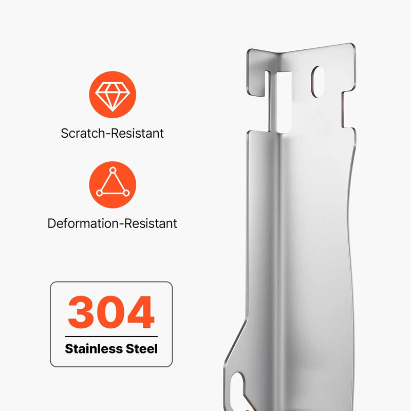 VEVOR riteņu savirzes regulēšanas instruments, 2 gab. pastiprinātas nerūsējošā tērauda savirzes plāksnes ar 2 mērlentēm, precīzs automobiļu riteņu regulēšanas rīks lietošanai mājas apstākļos, piemērots vieglajiem auto, kravas automobiļiem un SUV