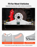 VEVOR riteņu savirzes regulēšanas instruments, 2 gab., pastiprinātas oglekļa tērauda savirzes un sagāzuma regulēšanas plāksnes ar digitālo leņķa mērītāju un 2 mērlentēm, precīzs auto riteņu regulēšanas rīks automašīnām, kravas auto un SUV