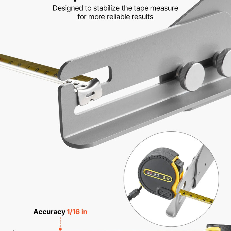 VEVOR riteņu savirzes regulēšanas instruments, 2 gab., pastiprinātas oglekļa tērauda savirzes un sagāzuma regulēšanas plāksnes ar digitālo leņķa mērītāju un 2 mērlentēm, precīzs auto riteņu regulēšanas rīks automašīnām, kravas auto un SUV