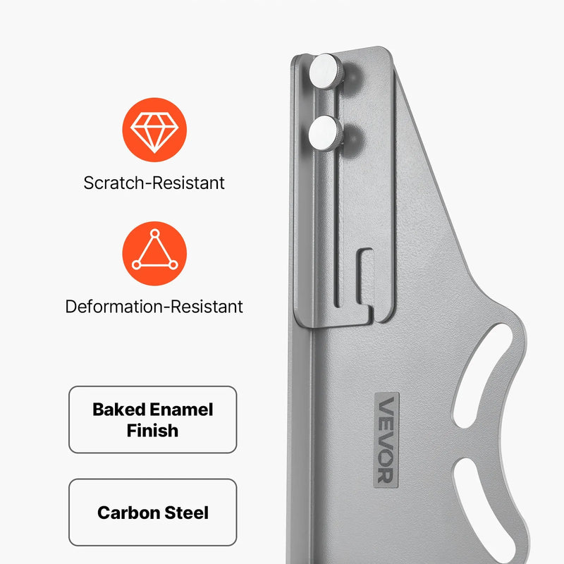 VEVOR riteņu savirzes regulēšanas instruments, 2 gab., pastiprinātas oglekļa tērauda savirzes un sagāzuma regulēšanas plāksnes ar digitālo leņķa mērītāju un 2 mērlentēm, precīzs auto riteņu regulēšanas rīks automašīnām, kravas auto un SUV