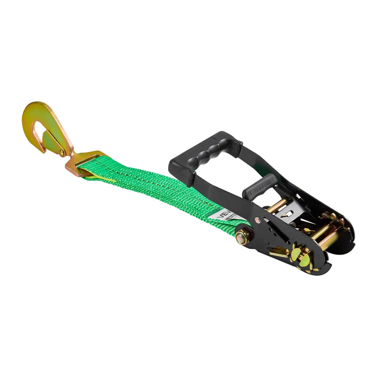 VEVOR Wheel Chock Mounting Kit, Axle Type Trailer Tie-Down Straps, Vehicle Securing System with Spring Hooks, Working Load 1512 kg, Breaking Strength 4540 kg, Suitable for ATV, UTV and Trailers