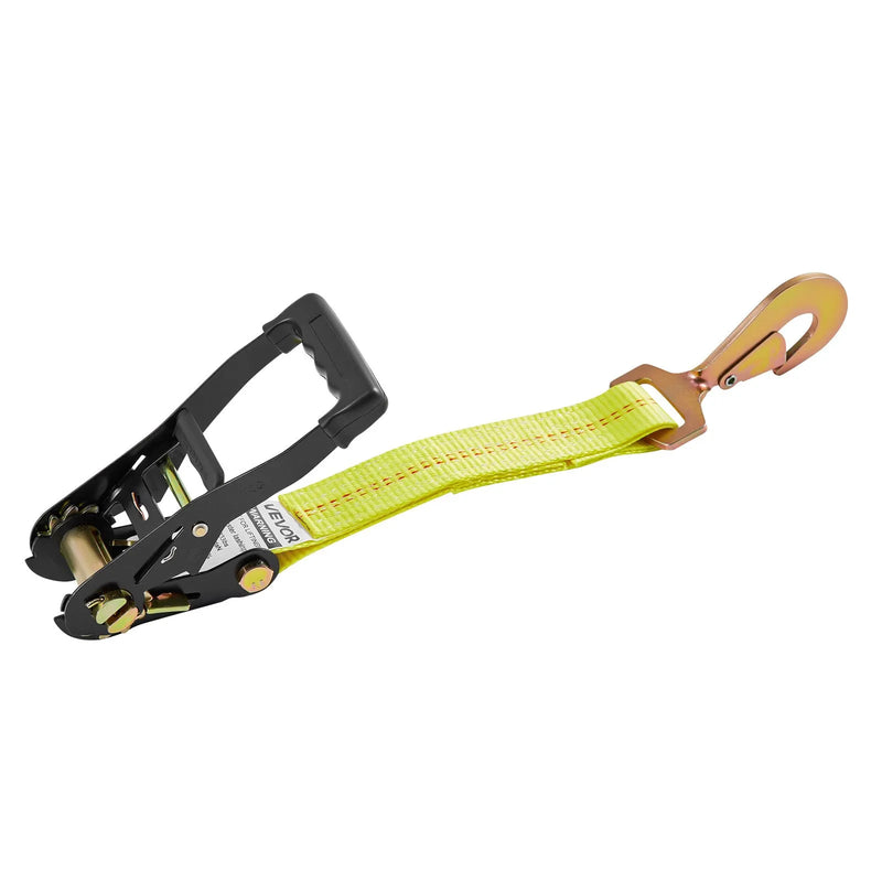 VEVOR riteņa balsta tipa nostiprināšanas komplekts, ass tipa piekabes nostiprināšanas siksnas ar sprūdrata mehānismu, pārrāvuma slodze 4540 kg, darba slodze 1512 kg, piemērots ATV, UTV un smagajiem pikapiem