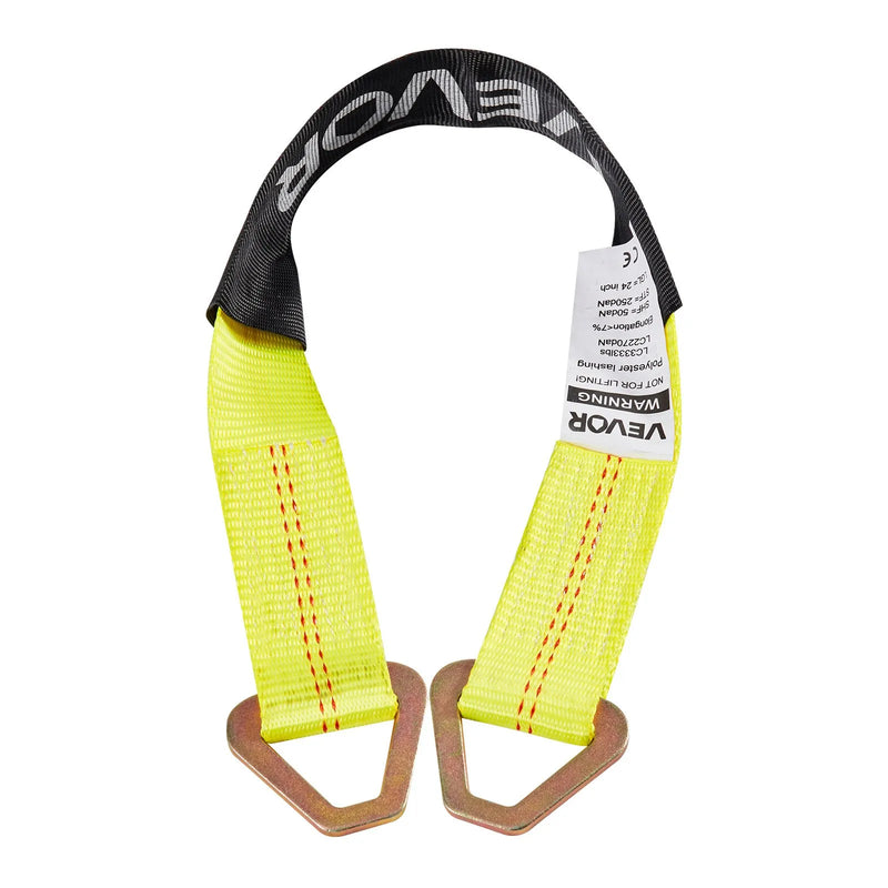 VEVOR riteņa balsta tipa nostiprināšanas komplekts, ass tipa piekabes nostiprināšanas siksnas ar sprūdrata mehānismu, pārrāvuma slodze 4540 kg, darba slodze 1512 kg, piemērots ATV, UTV un smagajiem pikapiem