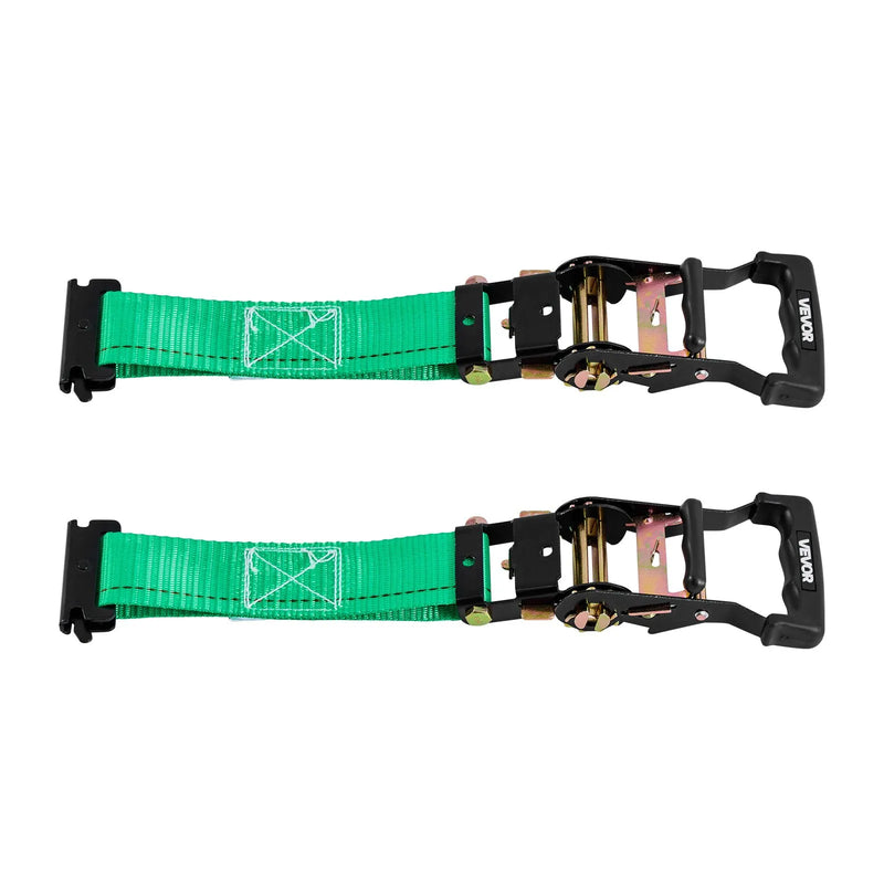 VEVOR riteņa fiksācijas un nostiprināšanas komplekts, balsta tipa piekabes nostiprināšanas siksnas ar sprādzi, pārrāvuma slodze 1986,7 kg, darba slodze 662 kg, piemērots motocikliem, ATV, UTV un piekabēm