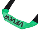 VEVOR riteņa fiksācijas un nostiprināšanas komplekts, riepas tipa vilkšanas ratiņu siksnas ar pastiprinātu āķi, pārrāvuma slodze 4540 kg, darba slodze 1512 kg, piemērots motocikliem, ATV, SUV un piekabēm