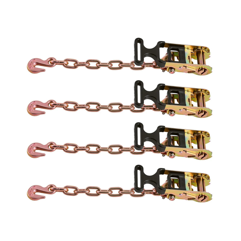 VEVOR riteņa fiksācijas un nostiprināšanas komplekts, riepas tipa vilkšanas ratiņu siksnas ar pastiprinātu āķi, pārrāvuma slodze 4540 kg, darba slodze 1512 kg, piemērots motocikliem, ATV, SUV un sniega motocikliem