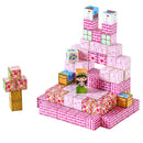 VEVOR magnētisko kluču komplekts, 100 gab., “Princesēšu pils” tēma; magnētiskie būvkubi bērniem, STEM Montessori sensorā rotaļlieta bērniem no 3 gadu vecuma