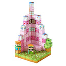 VEVOR magnētisko kluču komplekts, 100 gab., “Princesēšu pils” tēma; magnētiskie būvkubi bērniem, STEM Montessori sensorā rotaļlieta bērniem no 3 gadu vecuma