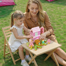 VEVOR magnētisko kluču komplekts, 100 gab., “Princesēšu pils” tēma; magnētiskie būvkubi bērniem, STEM Montessori sensorā rotaļlieta bērniem no 3 gadu vecuma