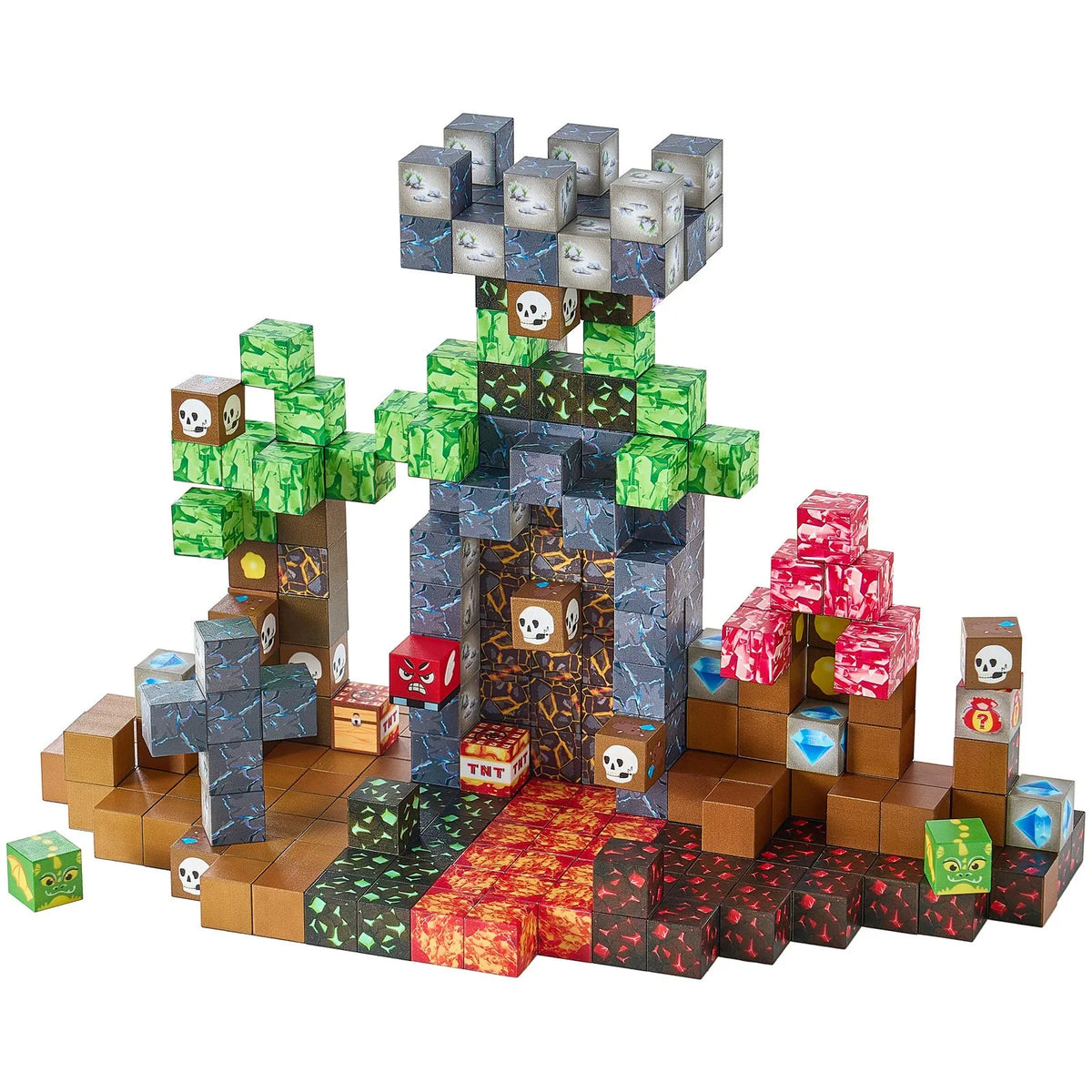 VEVOR Magnetic Building Blocks 100 pcs Dark Castle, STEM Montessori, from 3 years