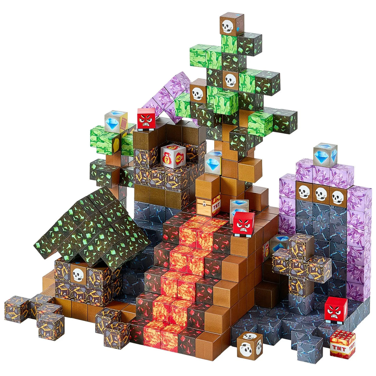 VEVOR Magnetic Building Blocks 150 pcs Dark Castle, STEM Montessori, from 3 years