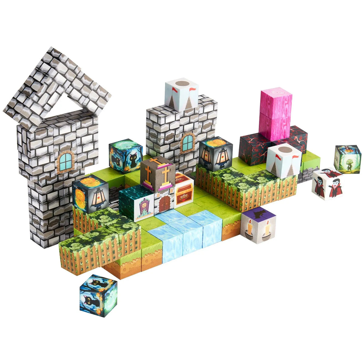 VEVOR Magnetic Building Blocks 100 pcs Coffin Zombies, STEM Montessori, from 3 years