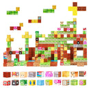 VEVOR magnētisko kluču komplekts, 100 gab., bērnu konstrukciju magnētiskie kubi; STEM Montessori sensorā rotaļlieta bērniem no 3 gadu vecuma