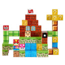 VEVOR magnētisko kluču komplekts, 100 gab., bērnu konstrukciju magnētiskie kubi; STEM Montessori sensorā rotaļlieta bērniem no 3 gadu vecuma