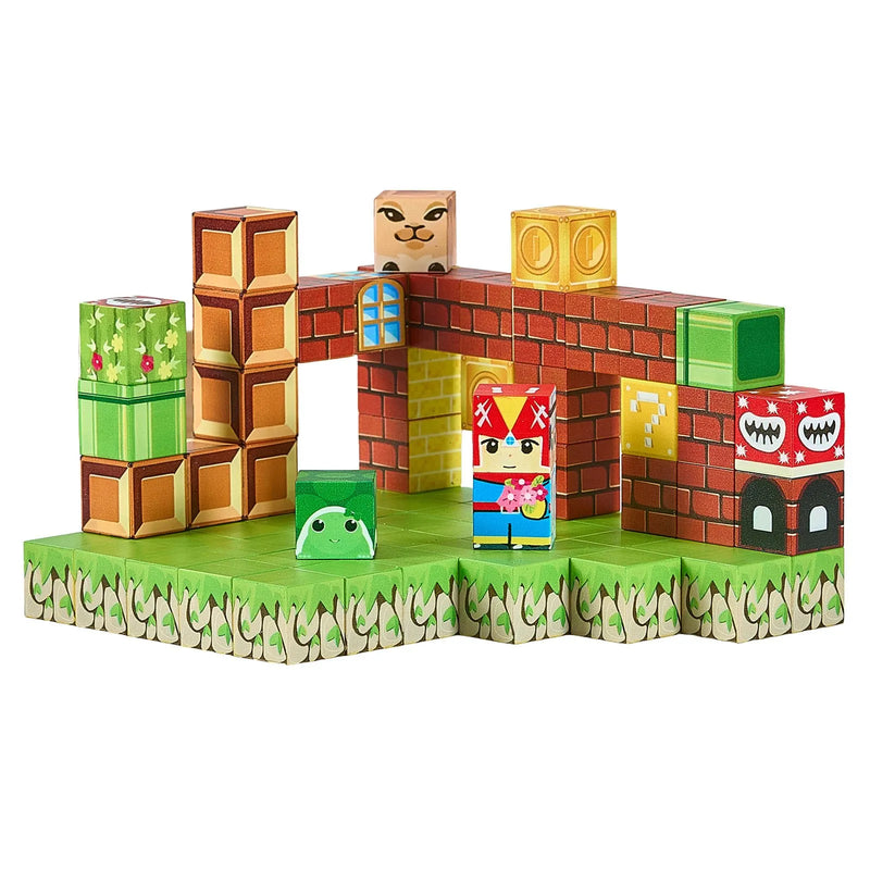 VEVOR magnētisko kluču komplekts, 100 gab., bērnu konstrukciju magnētiskie kubi; STEM Montessori sensorā rotaļlieta bērniem no 3 gadu vecuma